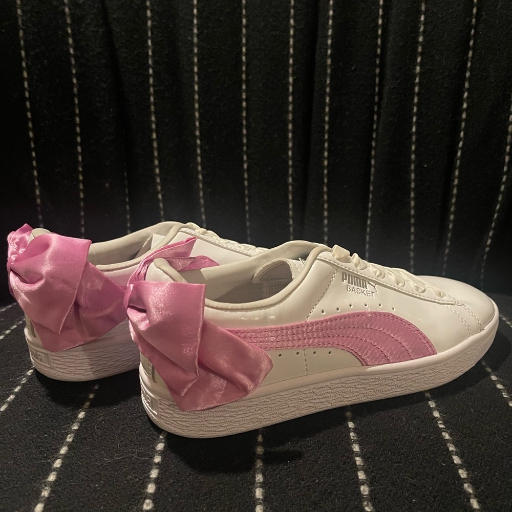 BASKET BOW PATENT JR 'WHITE ORCHID'